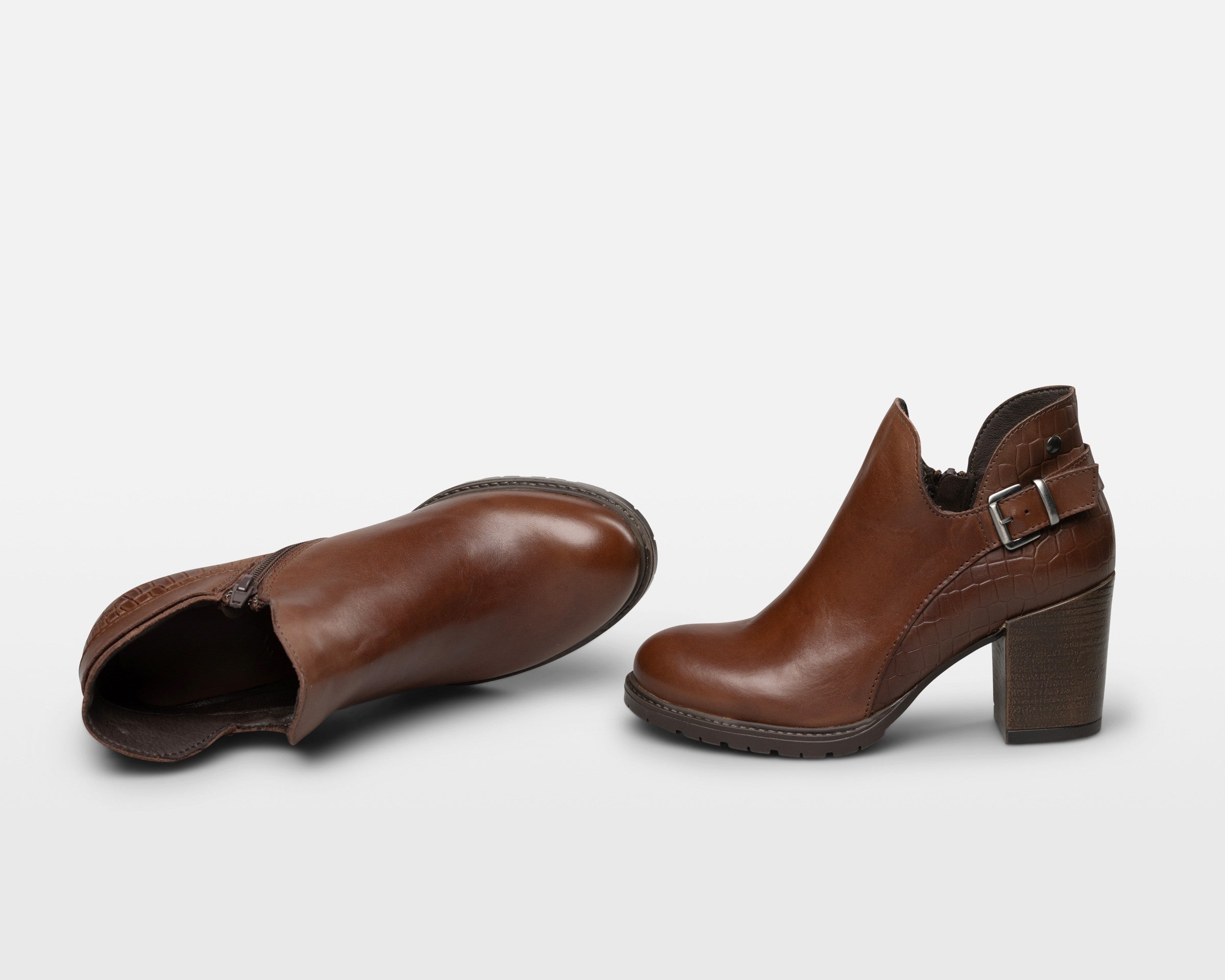 Gabriella Bourbon Booties