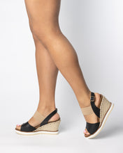 Load image into Gallery viewer, Sofia Wedge - Black