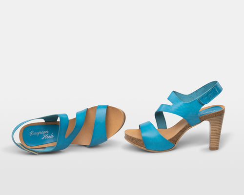 Size 38 - US 7.5/8 - Strappy Teal
