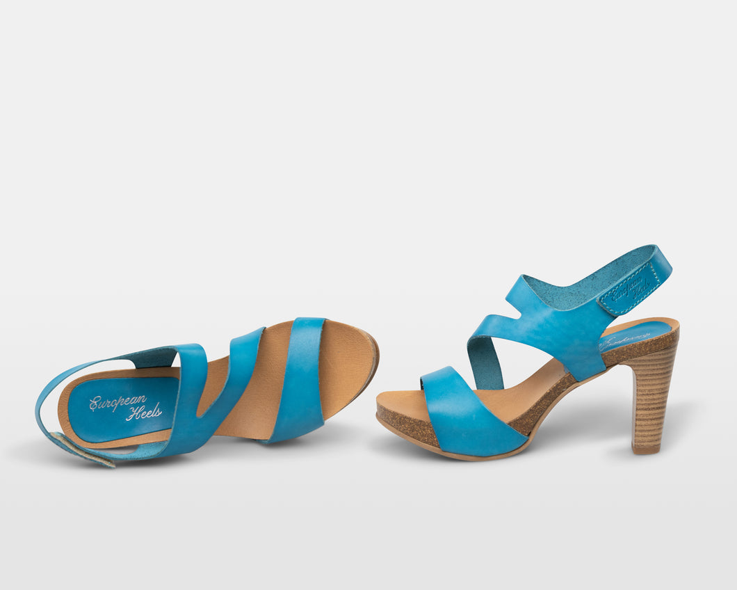 Size 38 - US 7.5/8 - Strappy Teal