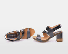 Load image into Gallery viewer, Melody Black European Heels for women | Shoes made in Spain | EuropeanHeels.com