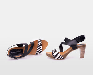 Zebra - 2 Heel Heights - Size 40 & 41