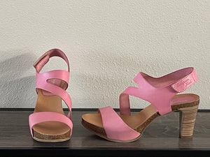 Strappy Pink - 2 Heel Heights - Size 38, 39, 40, 41